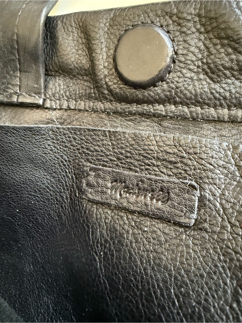 Madewell Black Leather Crossbody Bag - Picture 3 of 4